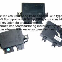Udlæsning / kodning af VAG startspærre boks