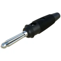 Bananstik 4mm i sort
