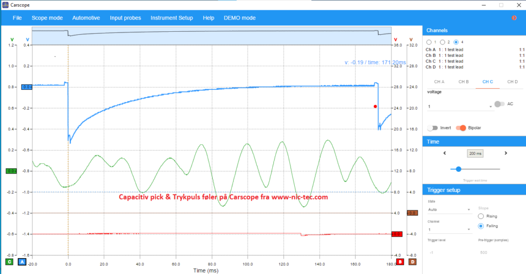 Oscilloskop Sæt CarScope Plus for PC stor version