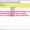 MultiEcuScan test software for Fiat, Alfa Romeo, Lancia & Chrysler (FCA)  full license Original Danish version