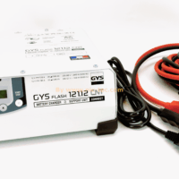 Lade apparat til Bilbatteri 12V - 120A! GYSFlash 121.12 CNT Horisontal Super Pro med 5 Meter lange kabler Super power.
