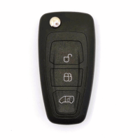 Ford Transit nøgle m/ 3 knapper til flere modeller bla Custom, Connect & Van
