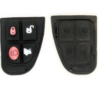 4-Tasten-Gummipad für Jaguar-Schlüssel XS XJ XJ6 XJ8 XJR