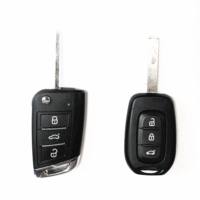 Renault E-Twingo Funk-Autoschlüssel mit 3 Tasten auch als Klappschlüssel anfertigen lassen!