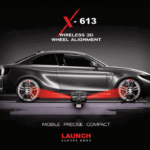 X613 on lift with car