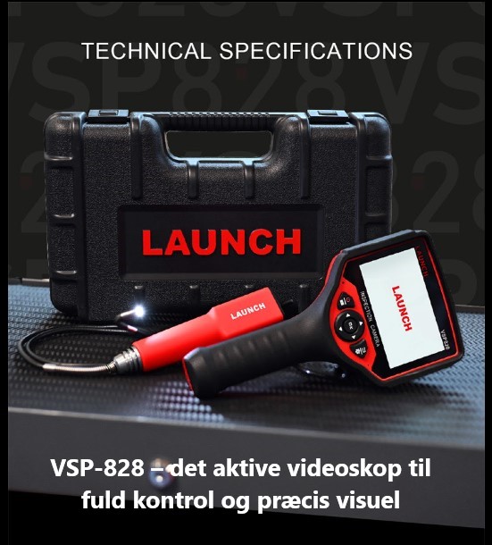 Launch inspektions kamera Borokop - forside red