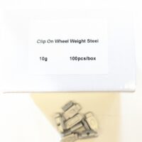 Vægtklodser til hjul afbalancering for stål fælge 10g 100stk