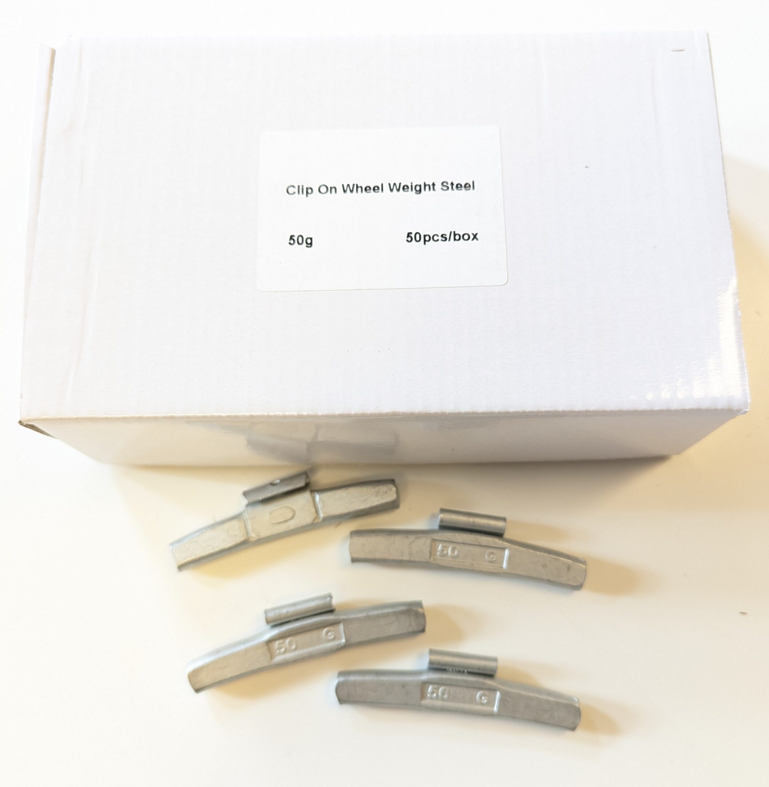 Vægt klodser stål fælge 50g