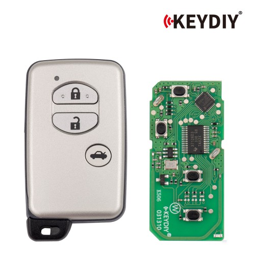 KeyDIY KD TDB03-3 fjernbetjening – 3‑knaps universal nøgle