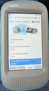 Bulldog Mini tubo nydesignet grafik når masinen scanner