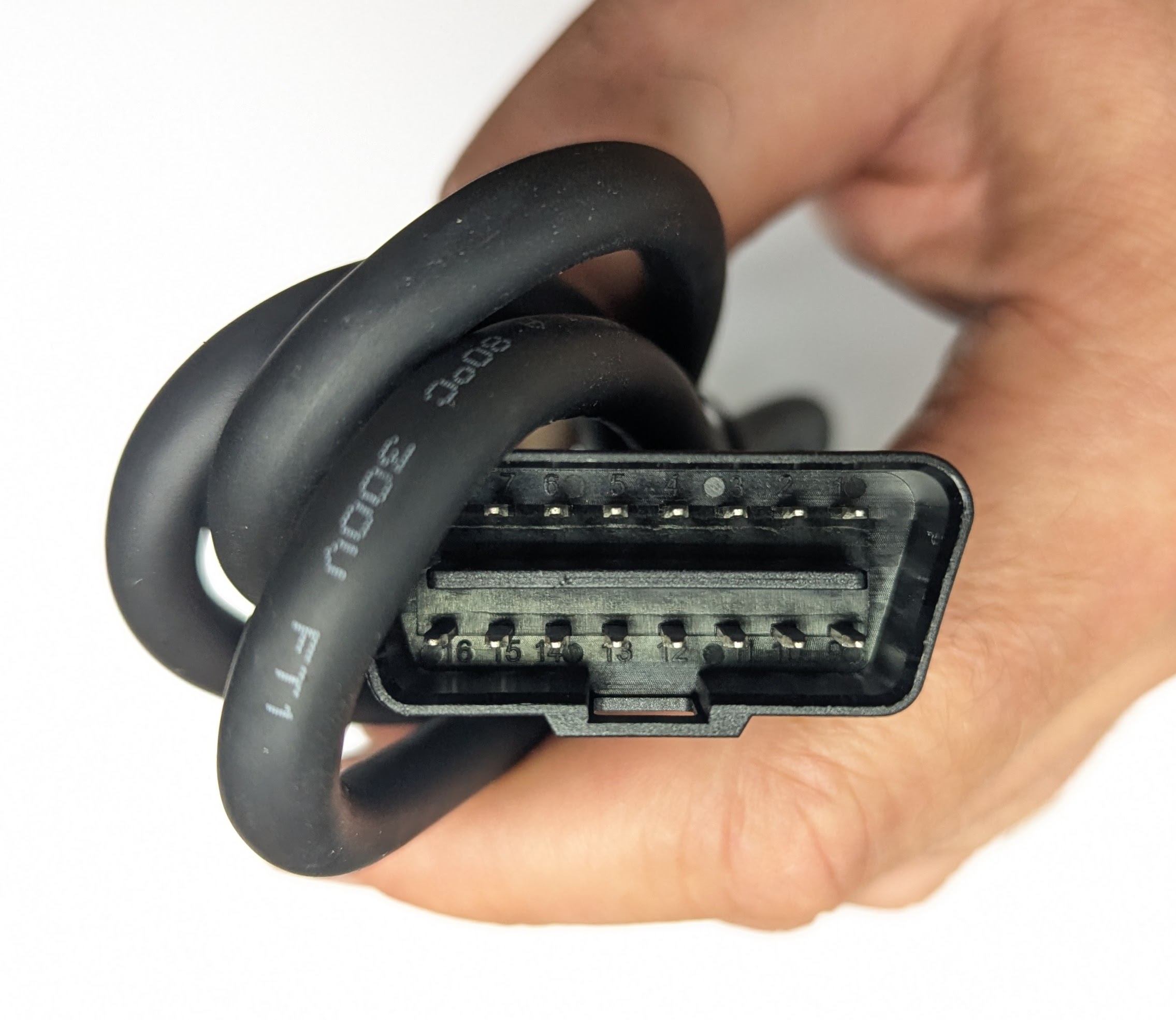 Reserverad OBD2-kabel för iCarsoft diagnostiska testare