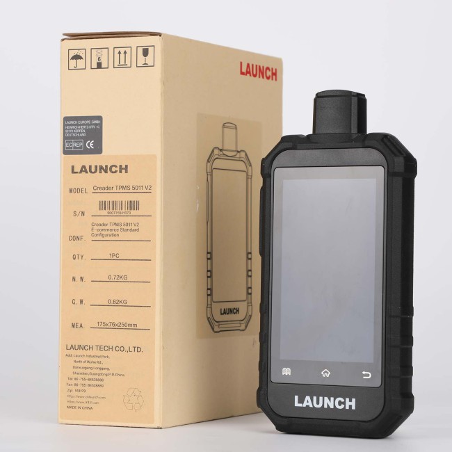 Launch Creader TPMS 5011 V2 professionelt TPMS diagnoseværktøj med 315 MHz og 433 MHz sensoraktivering